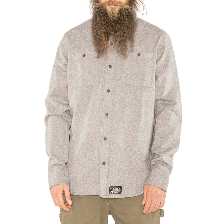Armada Baker Tech Flannel Shirt Slate