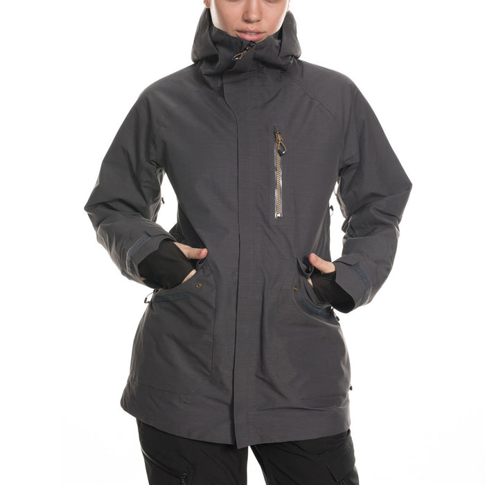 686 GLCR GORE-TEX Moonlight Insulated Jacket - Women's Charcoal Texture