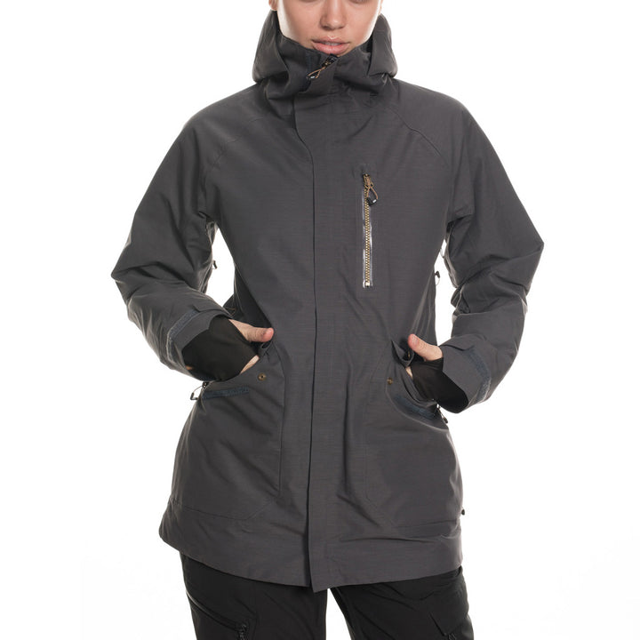 686 GLCR GORE-TEX Moonlight Insulated Jacket - Women's Charcoal Texture