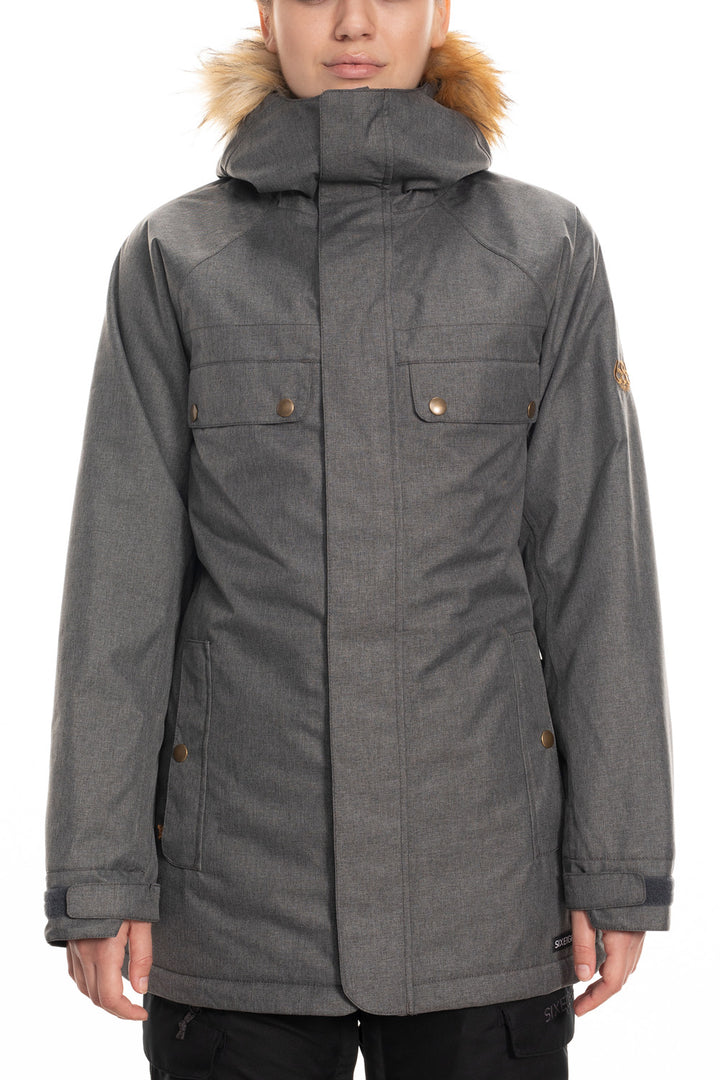 686 Dream Insulated Jacket - Women's Grey Melange
