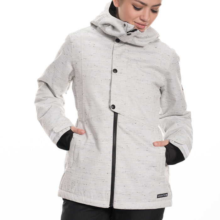 686 Rumor Insulated Jacket - Women's White Slub