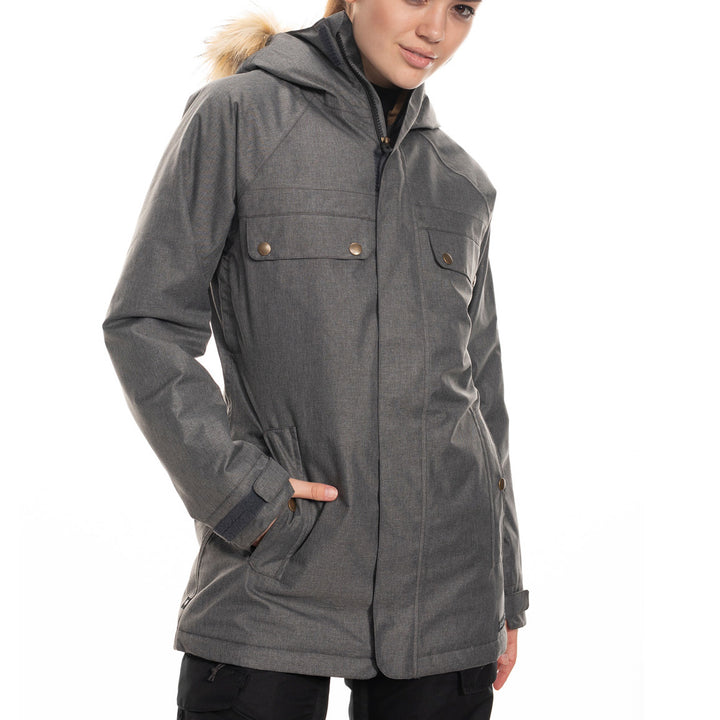 686 Dream Insulated Jacket - Women's Grey Melange