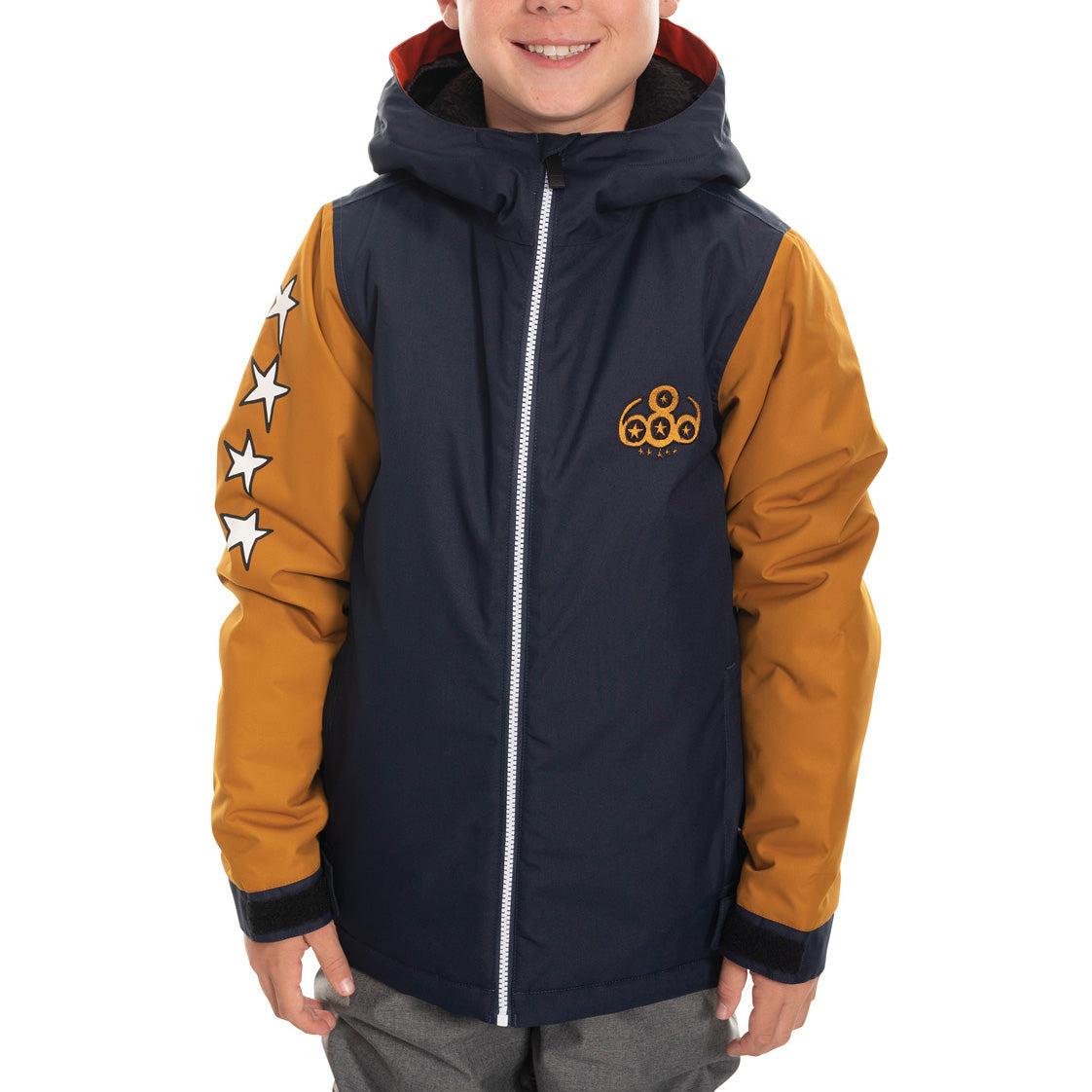 686 Forest Insulated Jacket - Big Boys' Navy Colorblock