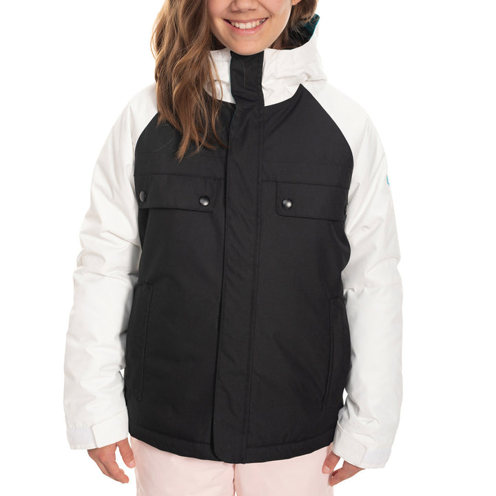 686 Dream Insulated Jacket - Big Girls' Black Bear Sublimation Colorblock