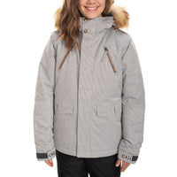 686 Ceremony Insulated Jacket - Big Girls' Stripe Texture::Stripe Texture