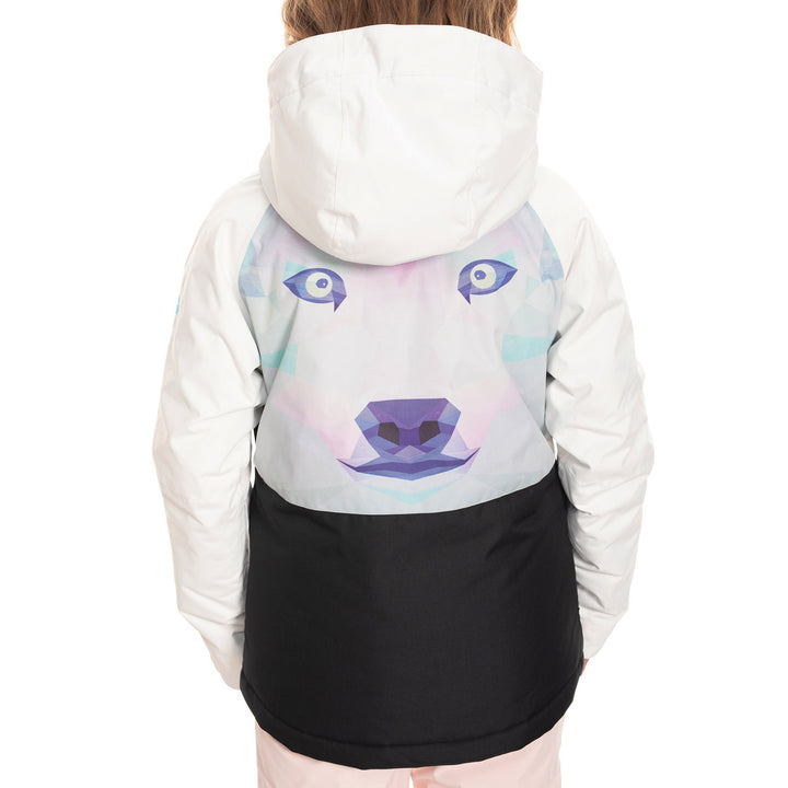 686 Dream Insulated Jacket - Big Girls' Black Bear Sublimation Colorblock