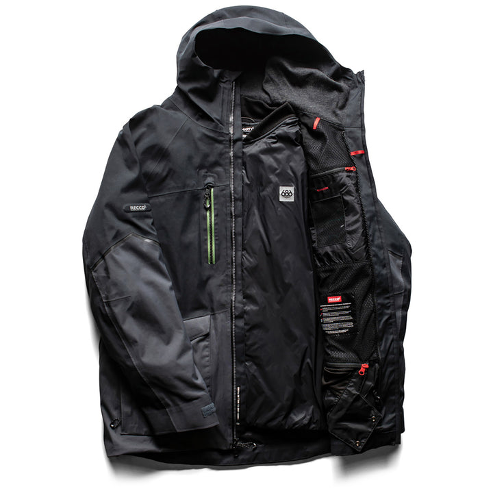 686 Stretch GORE-TEX SMARTY 3-in-1 Jacket Black Colorblock