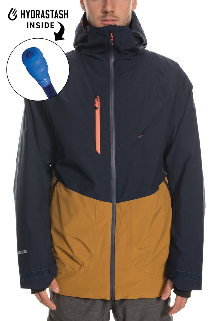 686 Hydrastash Reservoir Jacket Navy Colorblock