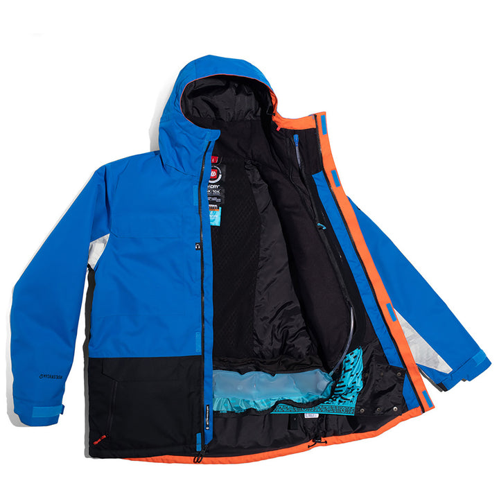 686 Hydrastash Canteen Jacket Strata Blue Colorblock