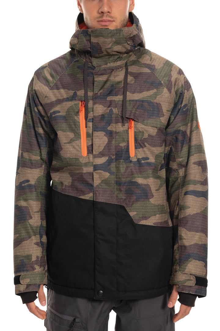 686 Geo Insulated Jacket Dark Camo Colorblock