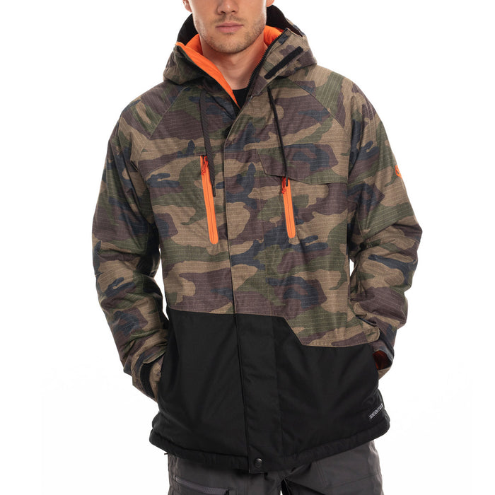 686 Geo Insulated Jacket Dark Camo Colorblock