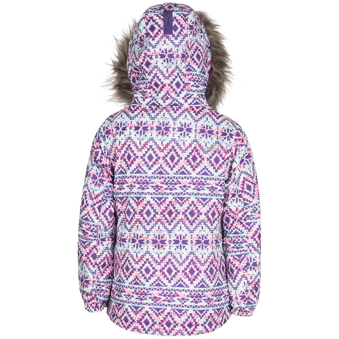 Jupa Anastasia Jacket - Little Girls' Purple Paradise Print