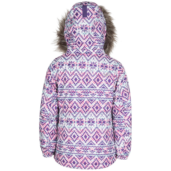 Jupa Anastasia Jacket - Little Girls' Purple Paradise Print