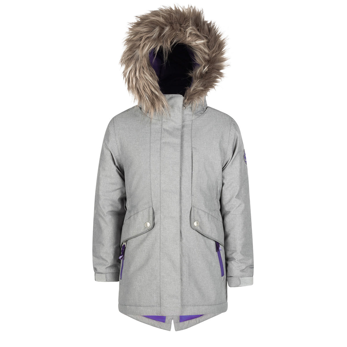 Jupa Stella Jacket - Little Girls' Light Grey Mix