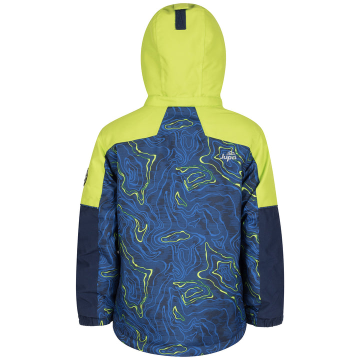 Jupa Liam Jacket - Little Boys' Medieval Blue Print