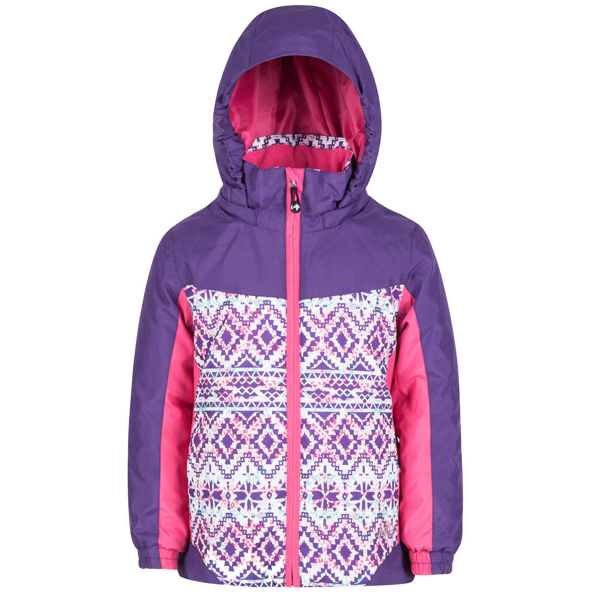 Jupa Emily Jacket - Little Girls' Purple Paradise Print