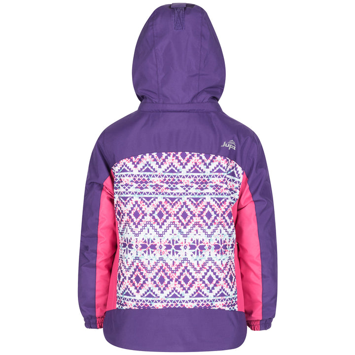 Jupa Emily Jacket - Little Girls' Purple Paradise Print