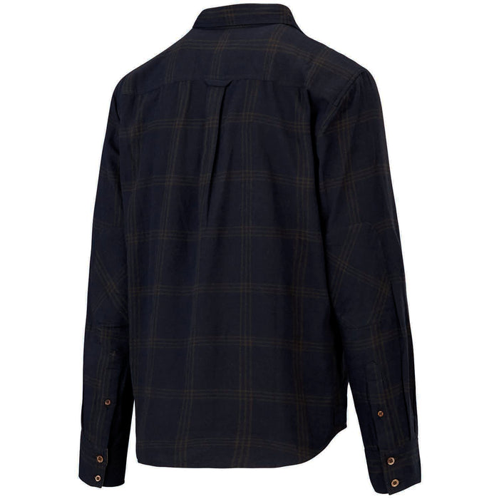 Picture Organic Hillsboro Long-Sleeve Shirt Flanel Dark Blue