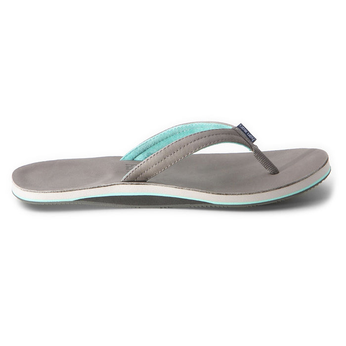 Hari Mari Lakes Flip Flops - Women's Dark Grey/Mint