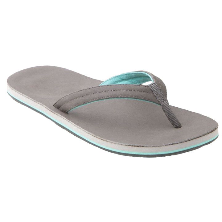 Hari Mari Lakes Flip Flops - Women's Dark Grey/Mint
