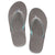 Hari Mari Lakes Flip Flops - Women's Dark Grey/Mint