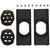 Spark R&D Spark Solid Board Canted Pucks Black