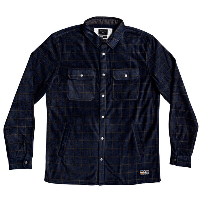 Quiksilver Surf Days Fleece Flannel Shirt Sky Captain Surf Days
