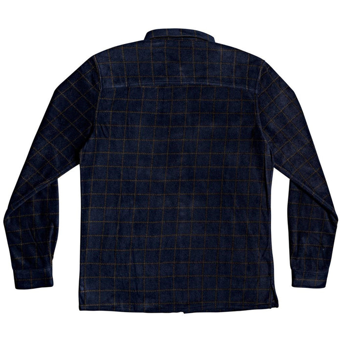 Quiksilver Surf Days Fleece Flannel Shirt Sky Captain Surf Days