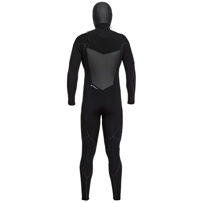 Quiksilver 6/5/4 Highline+ Chest Zip Hooded Wetsuit Black