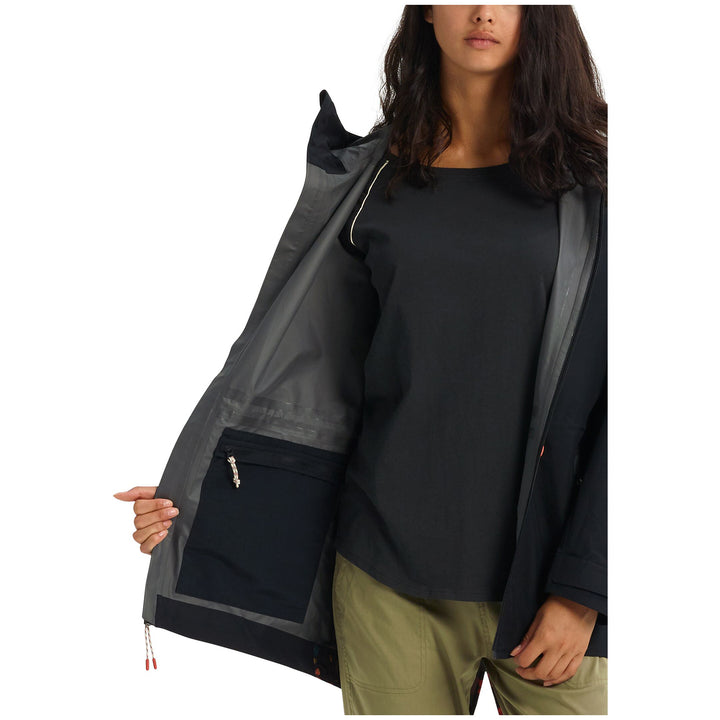 Burton GORE-TEX® 2L Packrite Parka - Women's True Black/Black Fresh Pressed