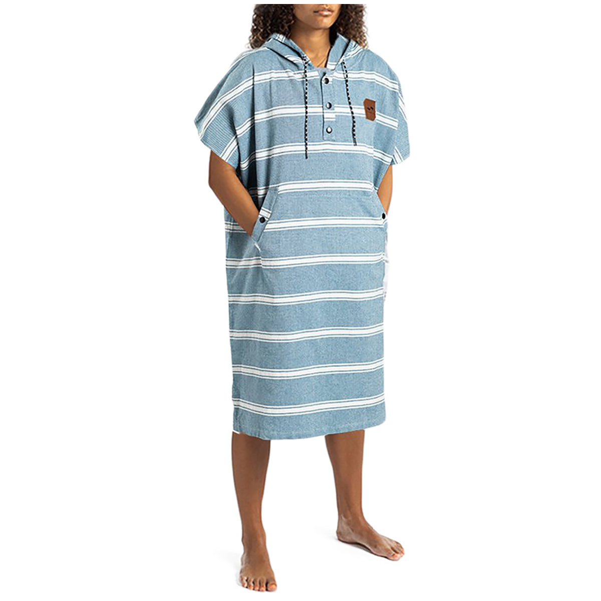 Slowtide Cade Poncho Indigo