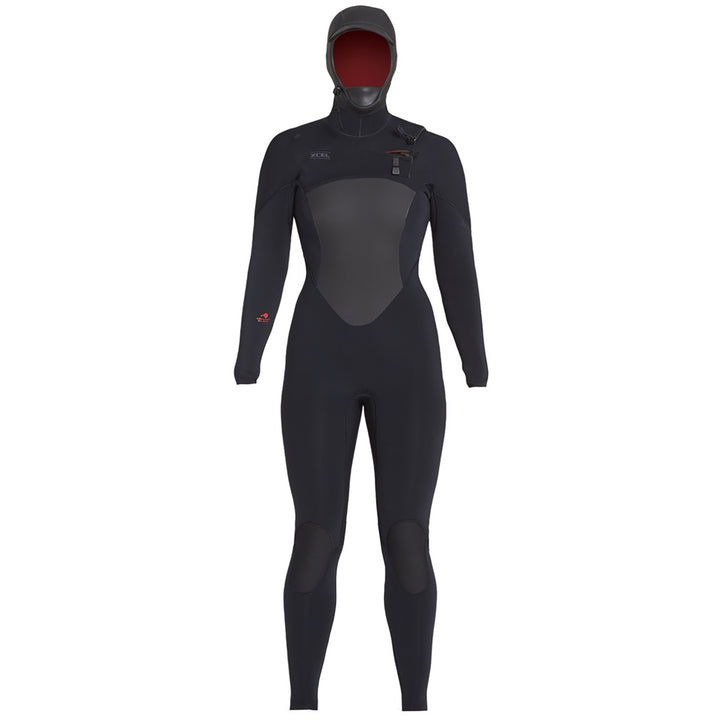 XCEL 5/4 Drylock Hooded Wetsuit - Women's Black