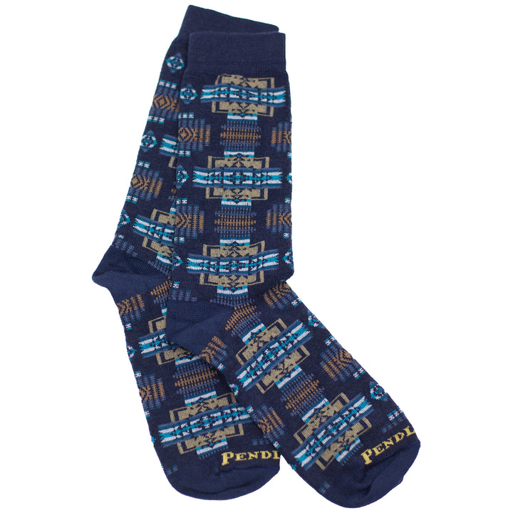 Pendleton Chief Joseph Crew Socks Indigo
