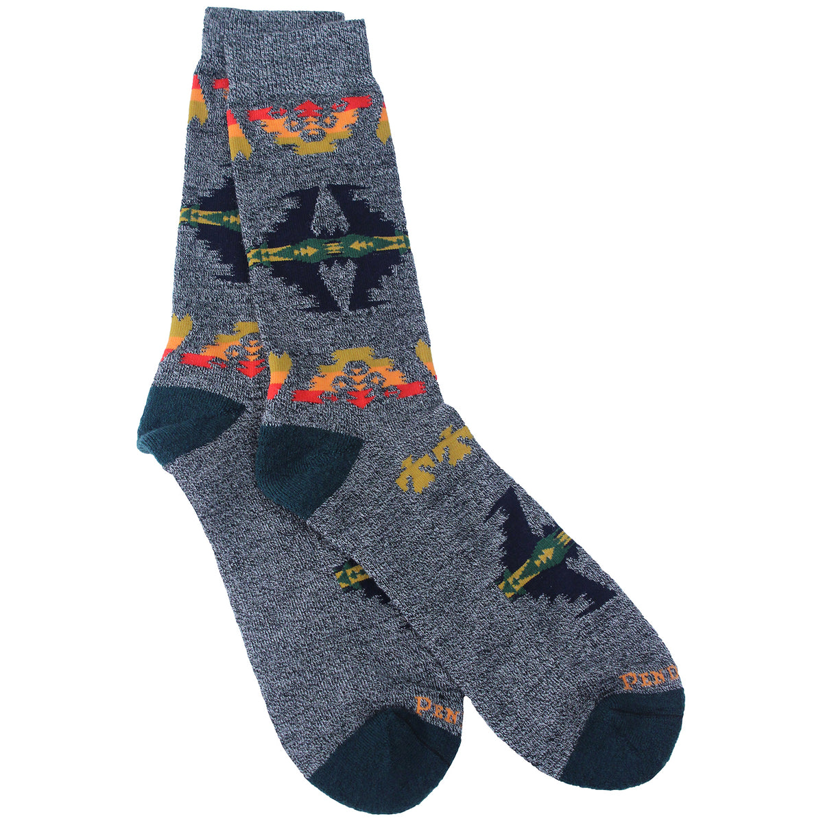 Pendleton Tucson Camp Socks Green