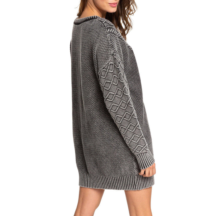Roxy Snow Day Sweater Dress - Women's Anthracite