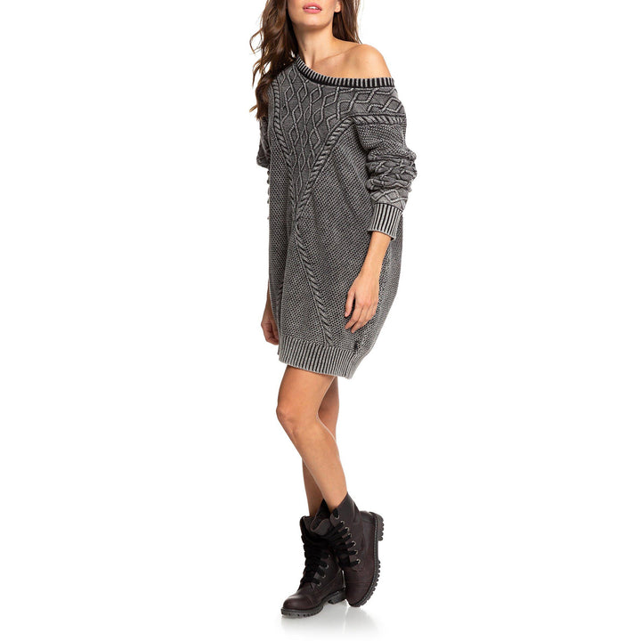 Roxy Snow Day Sweater Dress - Women's Anthracite