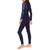 Roxy 3/2mm Syncro+ Chest Zip LFS Wetsuit - Women's Blue Ribbon/ Coral Flame