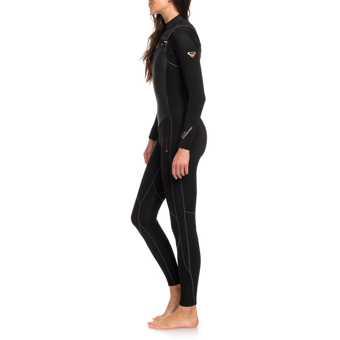 Roxy 4/3 Performance Chest Zip HYD Wetsuit - Women's Black