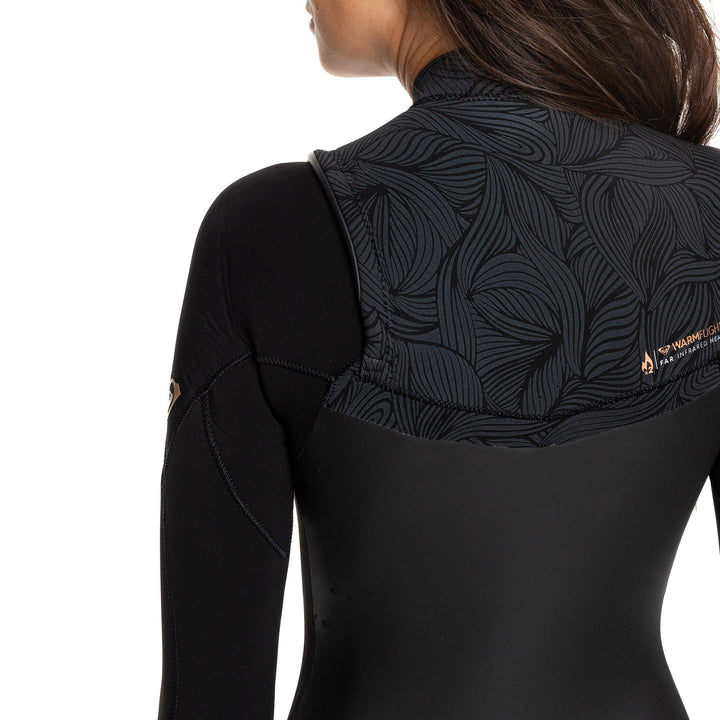 Roxy 4/3 Performance Chest Zip HYD Wetsuit - Women's Black