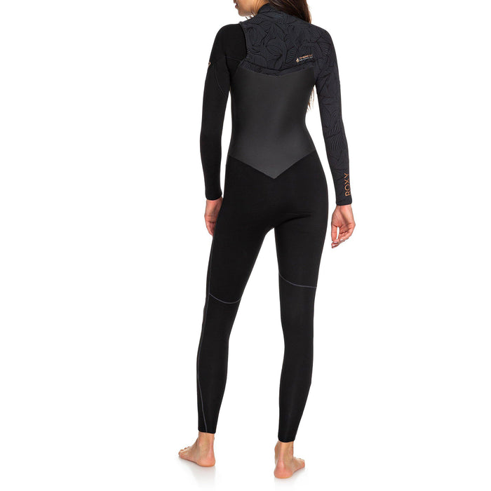 Roxy 4/3 Performance Chest Zip HYD Wetsuit - Women's Black