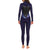 Roxy 4/3mm Syncro Back Zip GBS Wetsuit - Women's Blue Ribbon/ Coral Flame
