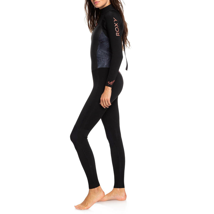 Roxy 5/4/3 Syncro Back Zip GBS Wetsuit - Women's Black/ Gun Metal