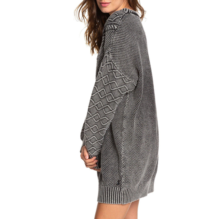 Roxy Snow Day Sweater Dress - Women's Anthracite