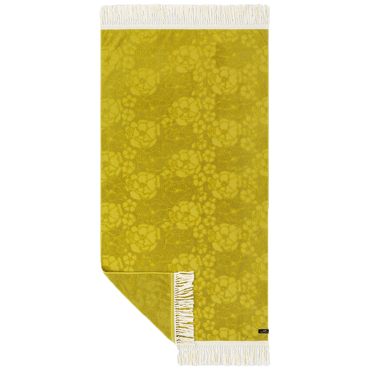 Slowtide French Bloom Towel Mustard