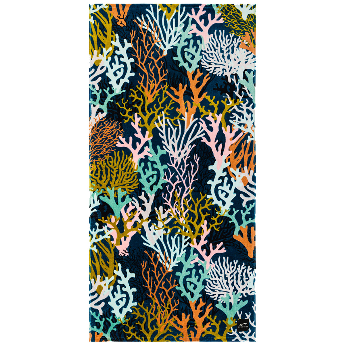 Slowtide Rainbow Reef Towel Navy