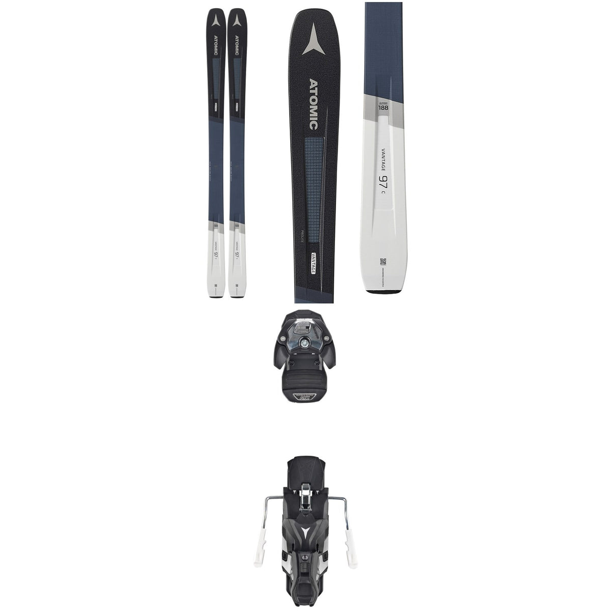 Atomic Vantage 97 C Skis 2020 + Atomic Warden MNC 13 Bindings 2020