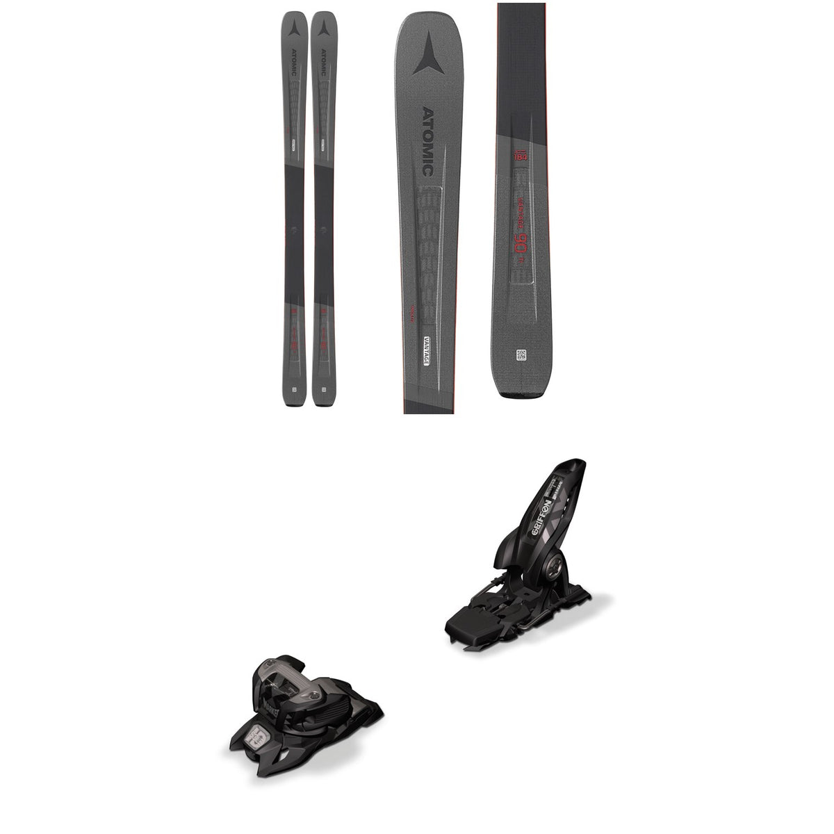 Atomic Vantage 90 Ti Skis + Marker Griffon 13 ID Ski Bindings 2020