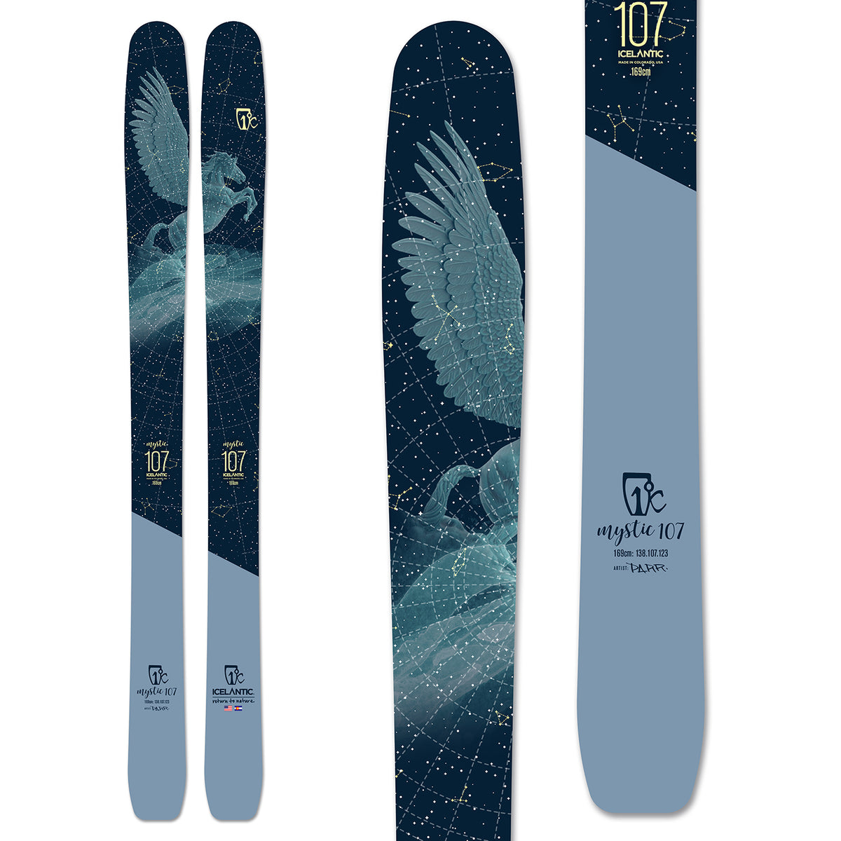 Icelantic Mystic 107 Skis - Women's 2020