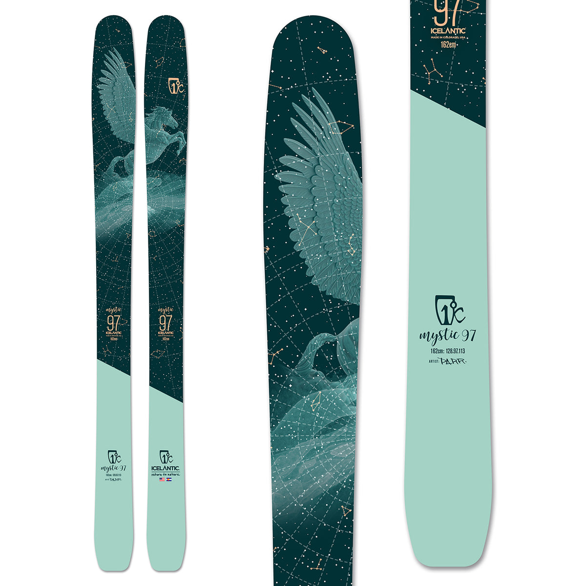 Icelantic Mystic 97 Skis - Women's 2020