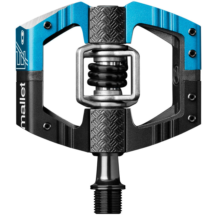 Crank Brothers Mallet E Long Spindle Pedals Black & Blue